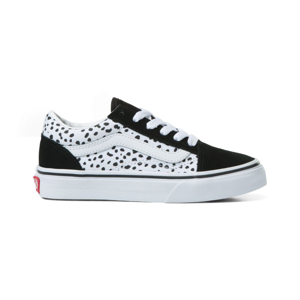 Vans Old Skool Classic Barn Svarta Vita | 95178BMDQ