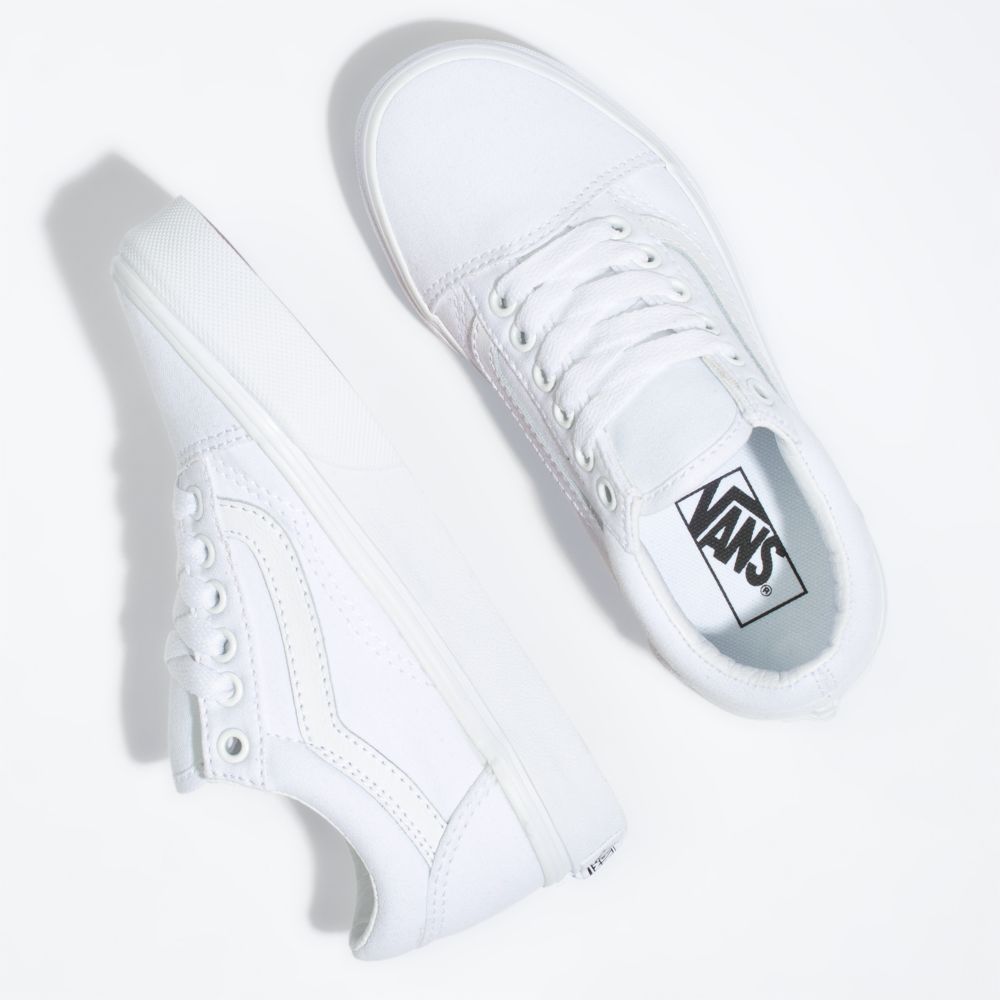 Vans Old Skool Classic Barn Vita Vita | 18549CNES