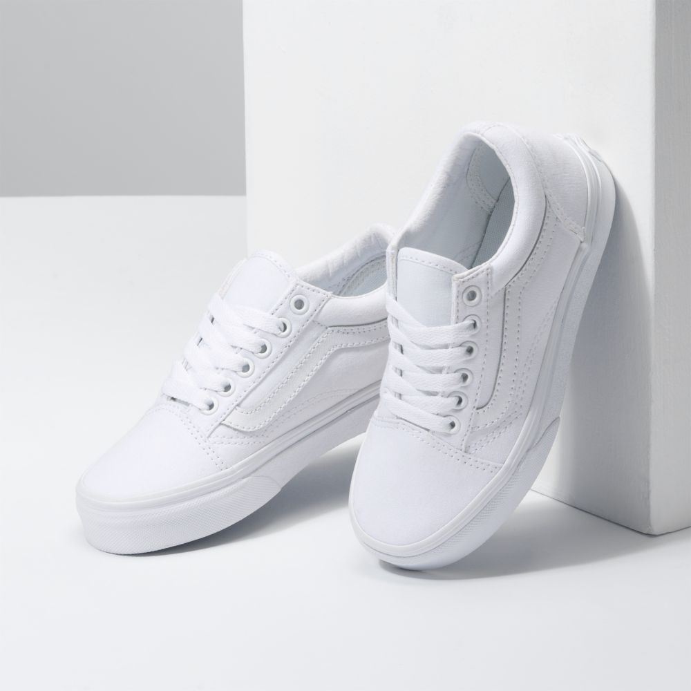 Vans Old Skool Classic Barn Vita Vita | 18549CNES