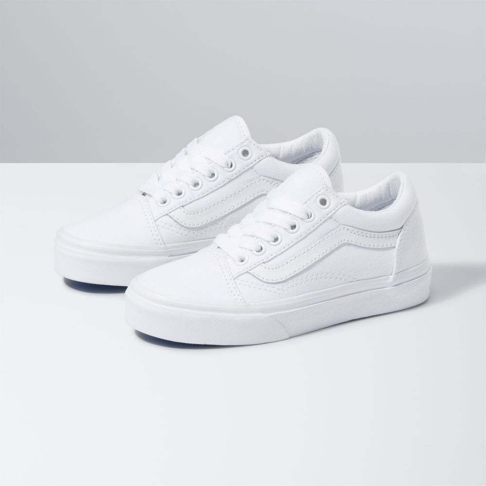 Vans Old Skool Classic Barn Vita Vita | 18549CNES