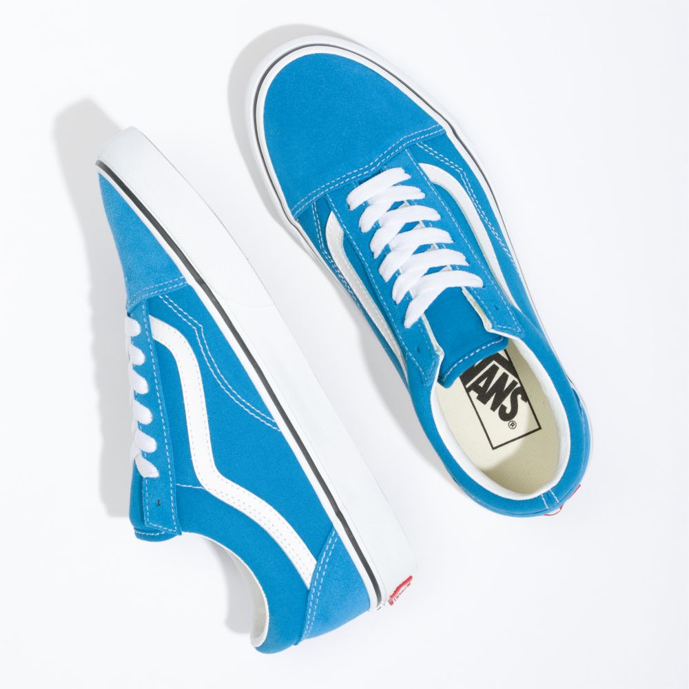 Vans Old Skool Classic Dam Blå | 39456GLHQ