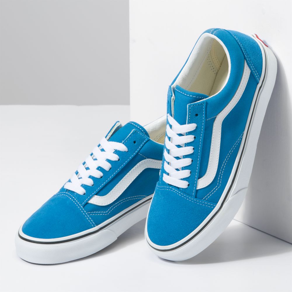 Vans Old Skool Classic Dam Blå | 39456GLHQ