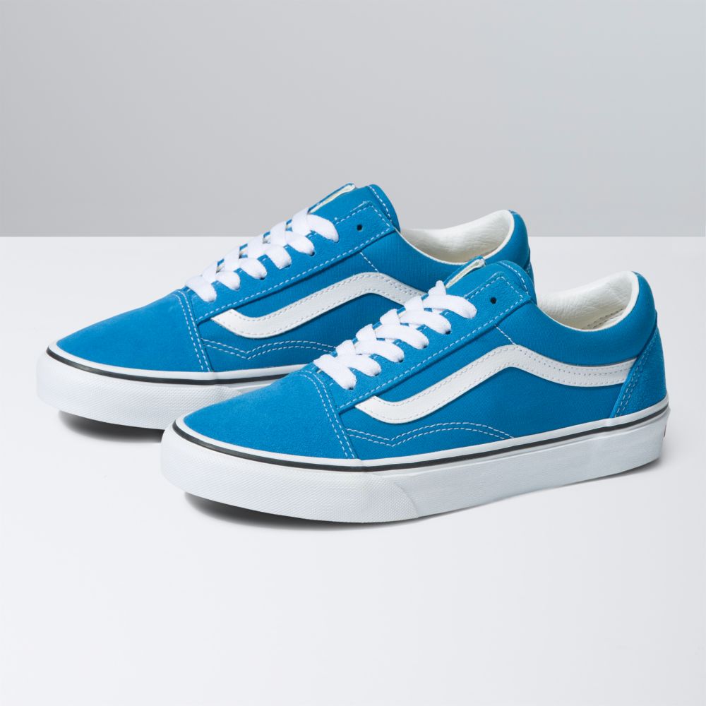 Vans Old Skool Classic Dam Blå | 39456GLHQ