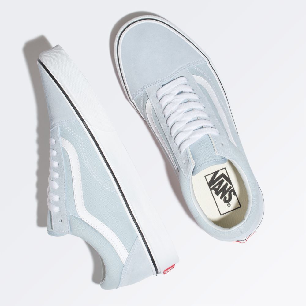 Vans Old Skool Classic Dam Blå Vita | 67028RMXB