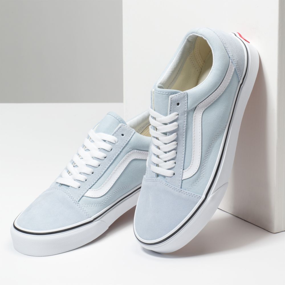 Vans Old Skool Classic Dam Blå Vita | 67028RMXB