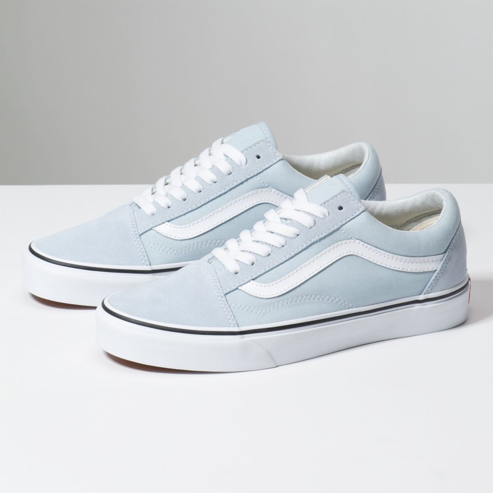 Vans Old Skool Classic Dam Blå Vita | 67028RMXB