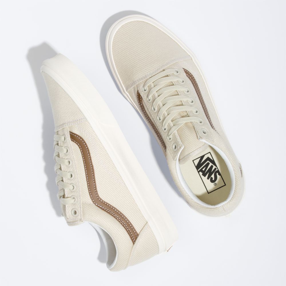 Vans Old Skool Classic Dam Bruna Beige | 65809ZTVR