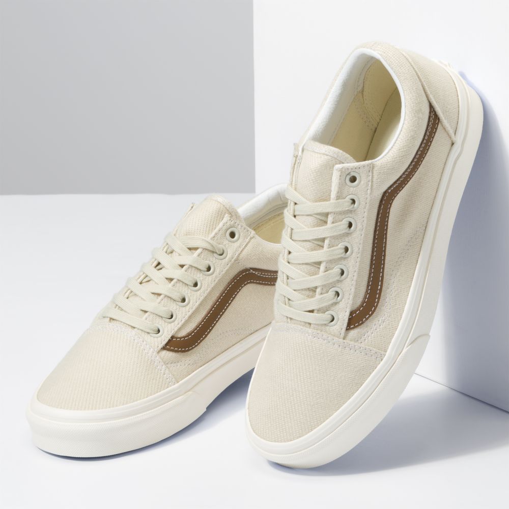 Vans Old Skool Classic Dam Bruna Beige | 65809ZTVR