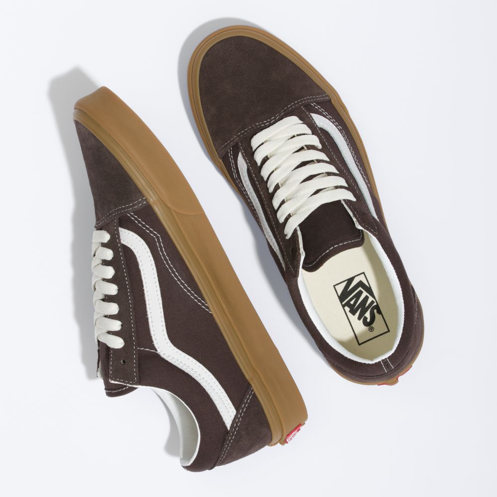 Vans Old Skool Classic Dam Choklad | 03587TYCU