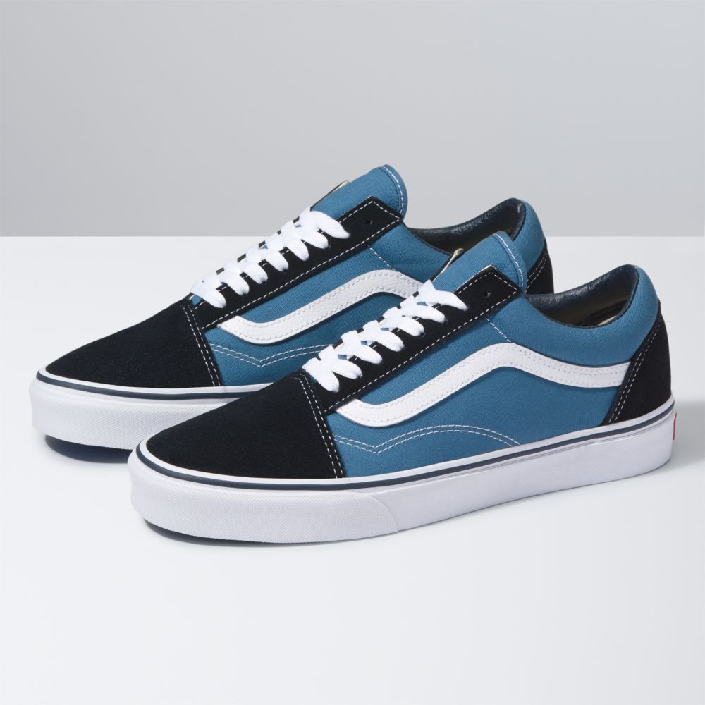 Vans Old Skool Classic Dam Marinblå | 75418OXLE