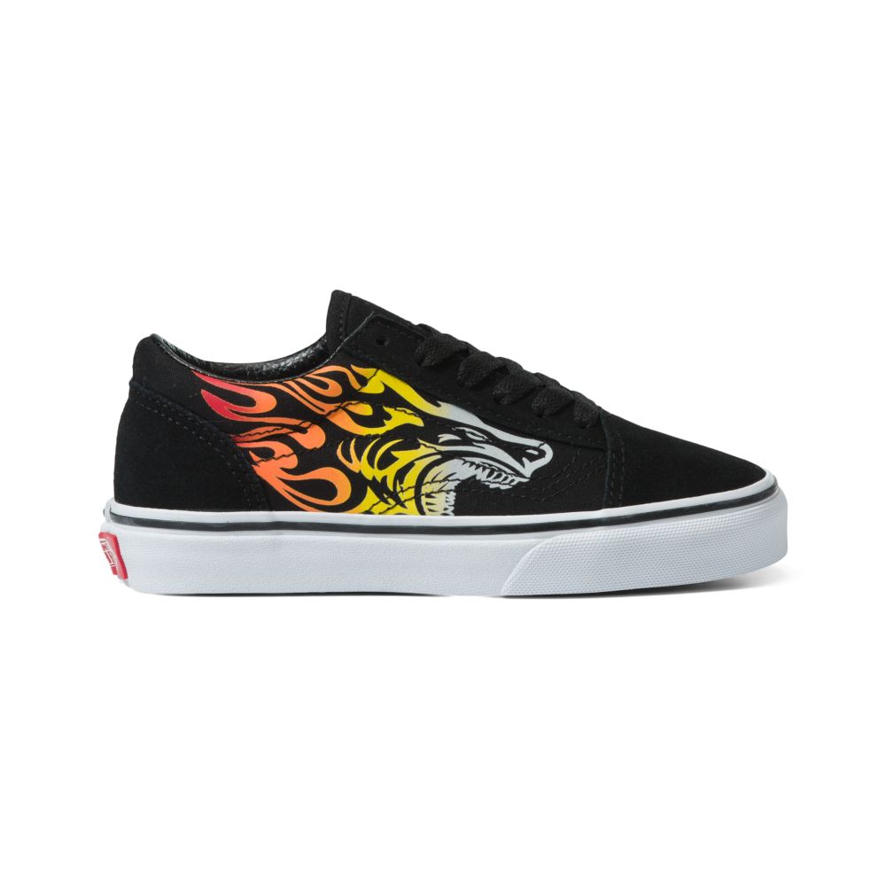 Vans Old Skool Classic Dam Röda Svarta | 60354CWPX