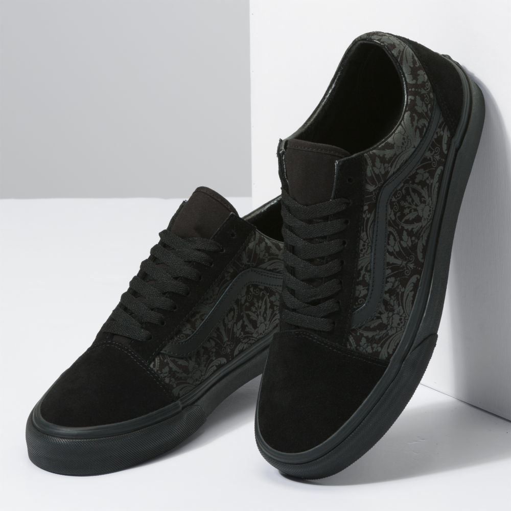 Vans Old Skool Classic Dam Svarta | 36547LGVH