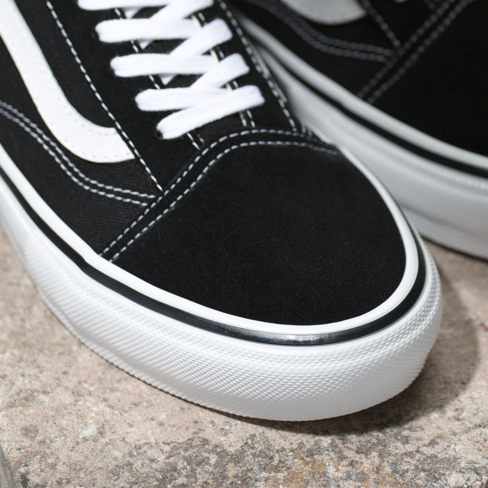 Vans Old Skool Classic Dam Svarta Vita | 16804FUNG