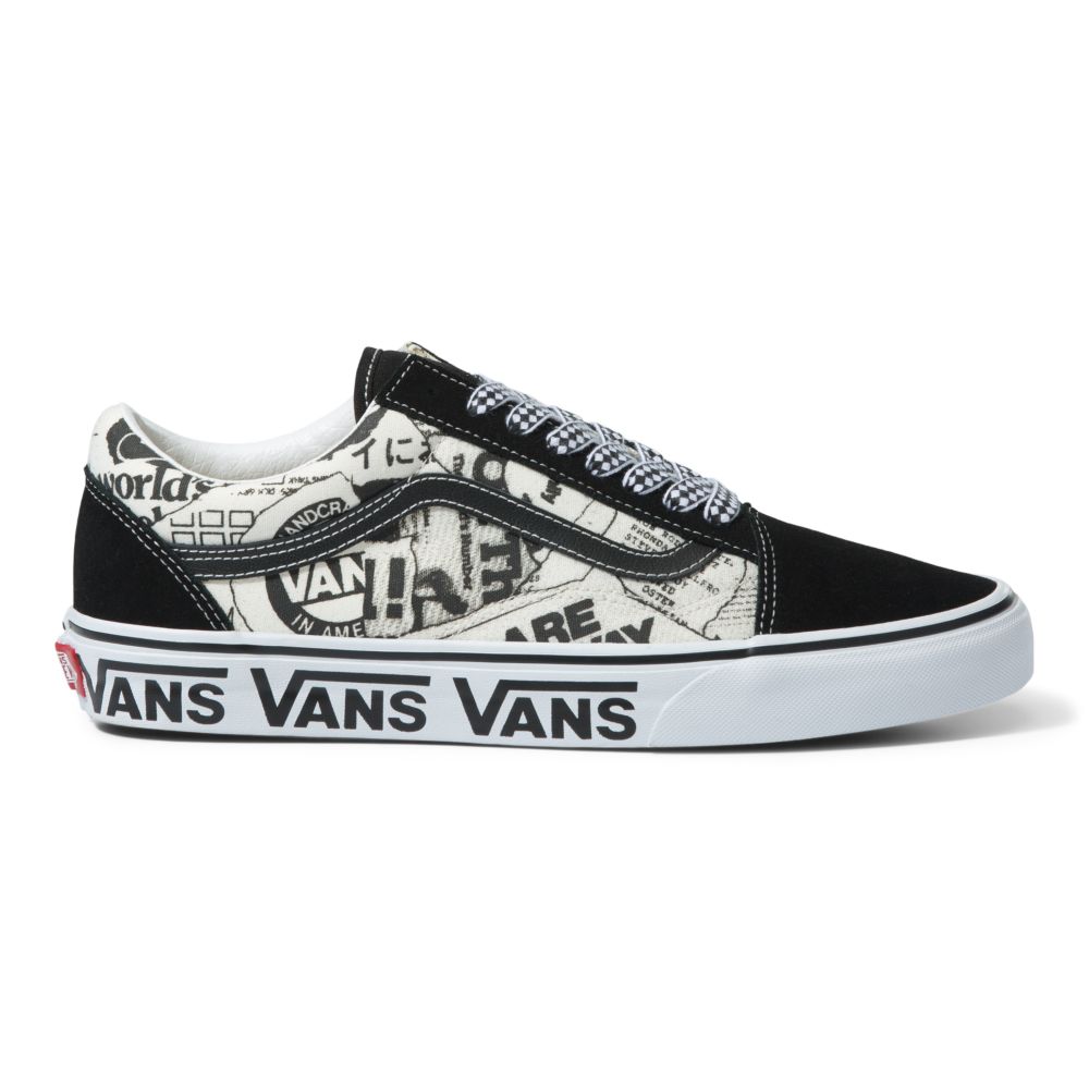 Vans Old Skool Classic Dam Svarta Vita | 69283CKOQ