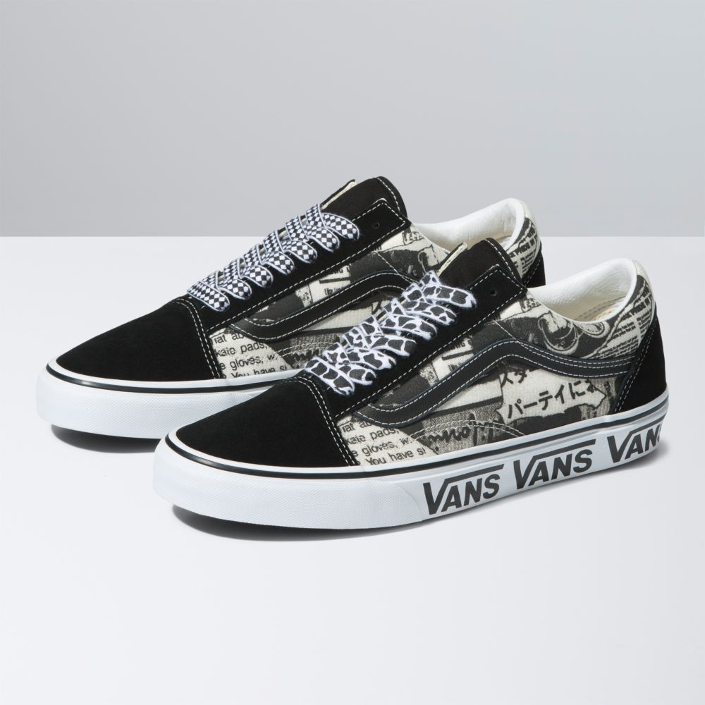 Vans Old Skool Classic Dam Svarta Vita | 69283CKOQ