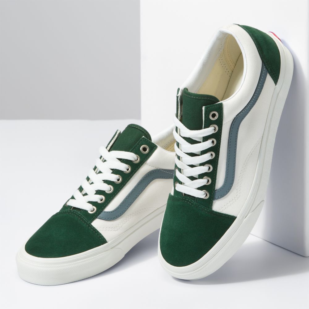 Vans Old Skool Classic Herr Blå Gröna | 08352HFTK