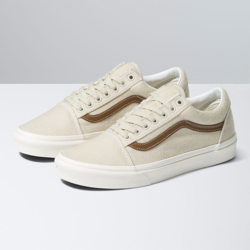 Vans Old Skool Classic Herr Bruna Beige | 68352ZHYR