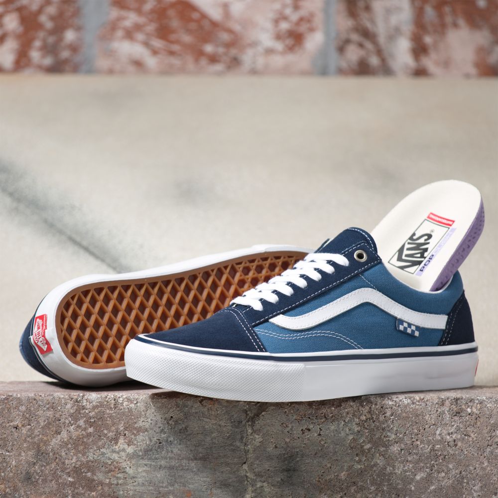 Vans Old Skool Classic Herr Marinblå Vita | 36948PQVX