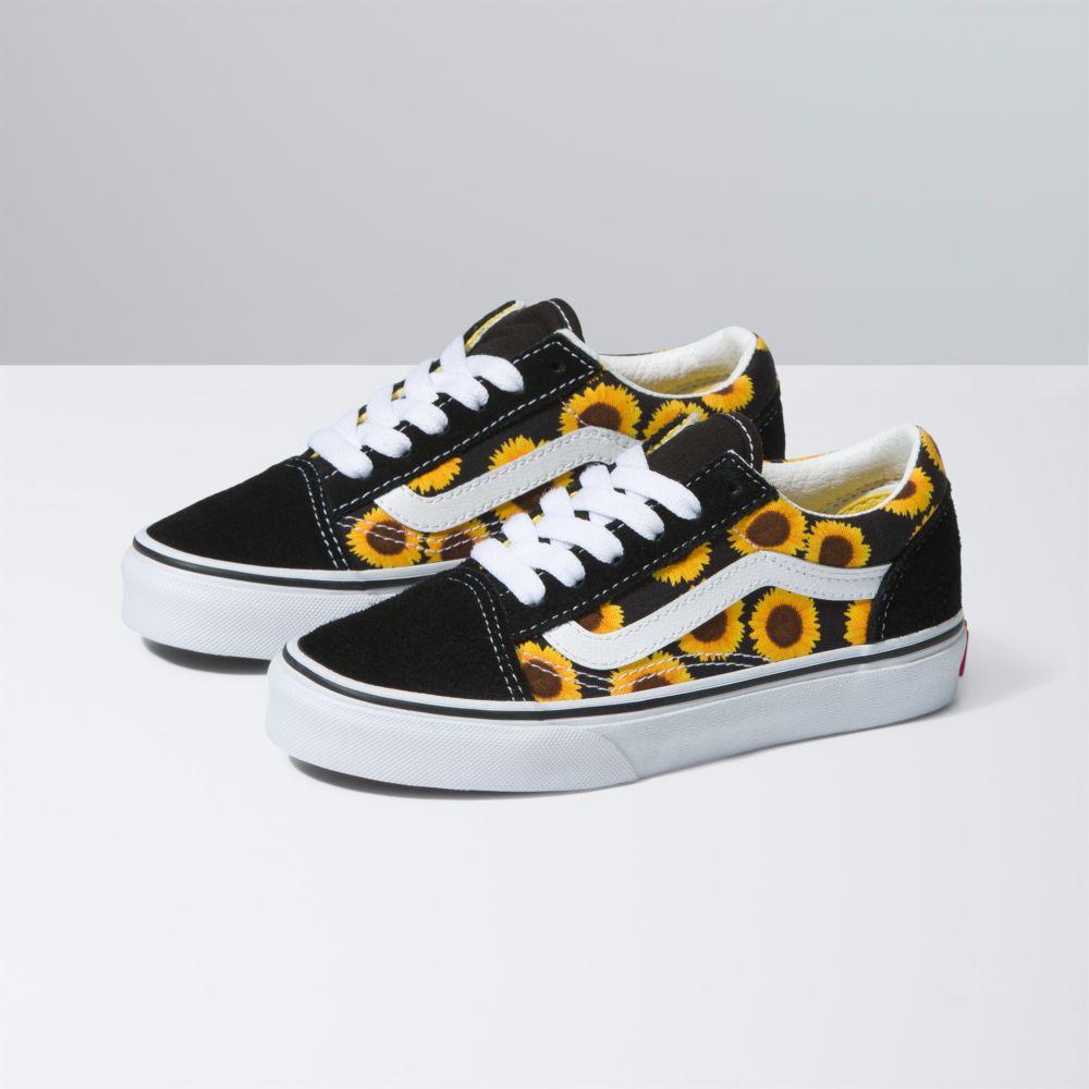 Vans Old Skool Classic Herr Svarta Gula | 80516DLOQ