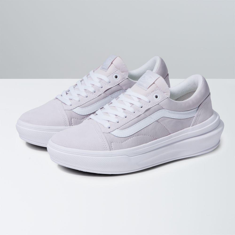 Vans Old Skool Overt CC Classic Dam Ljusgrå Vita | 14326HTGU