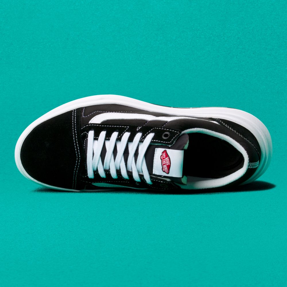 Vans Old Skool Overt CC Classic Dam Svarta Vita | 47325XZWS