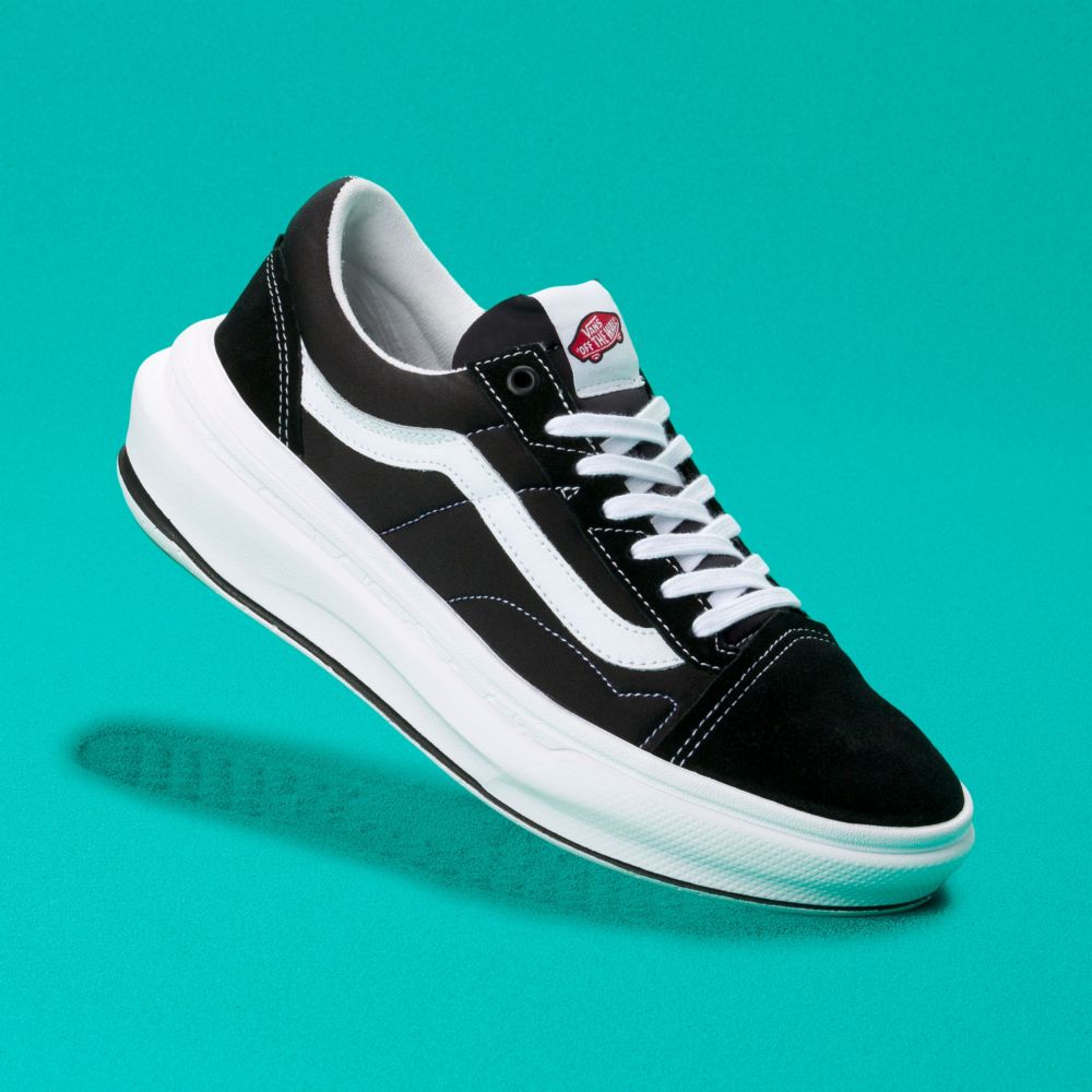 Vans Old Skool Overt CC Classic Dam Svarta Vita | 47325XZWS