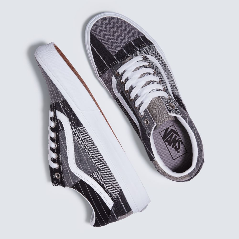 Vans Old Skool Patchwork Classic Dam Grå | 76258ABEW