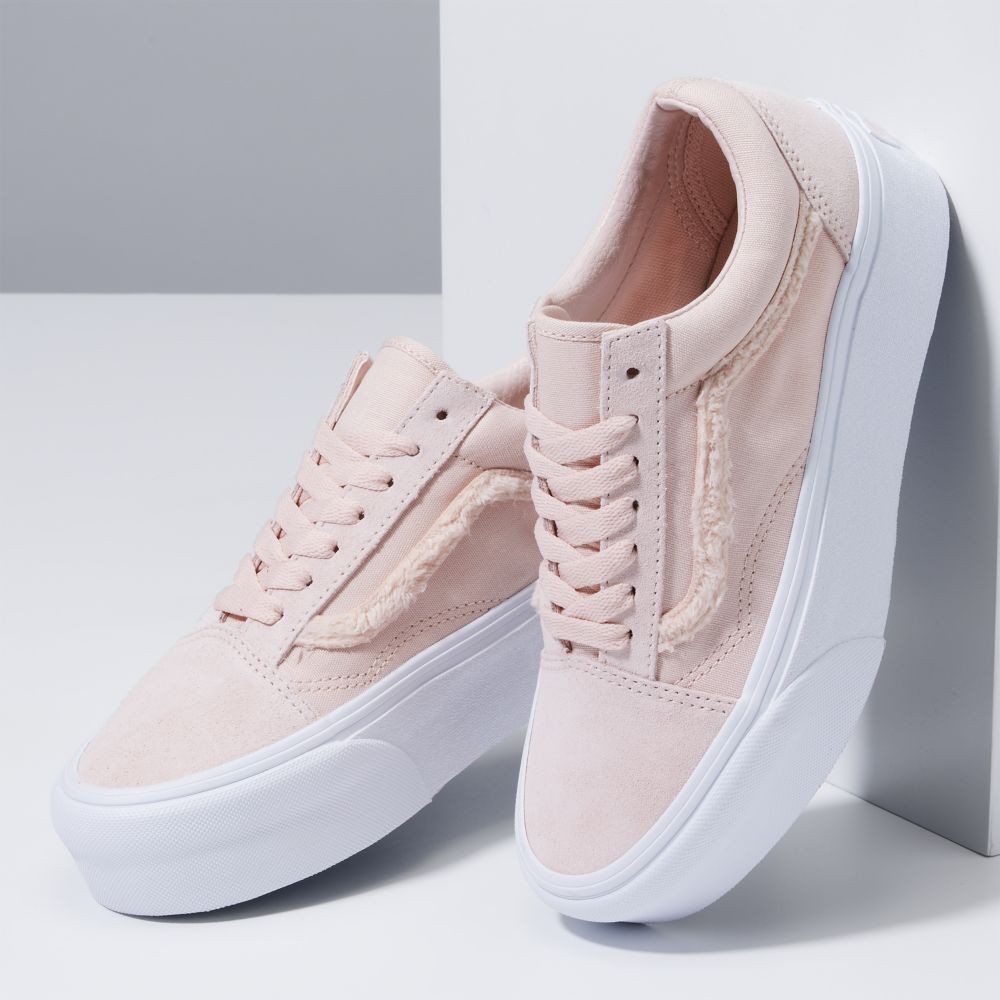 Vans Old Skool Stackform Classic Dam Rosa | 76438JDTO