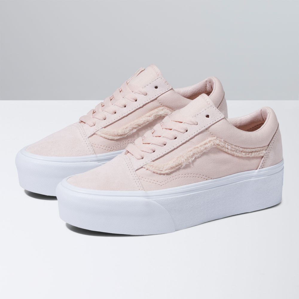 Vans Old Skool Stackform Classic Dam Rosa | 76438JDTO