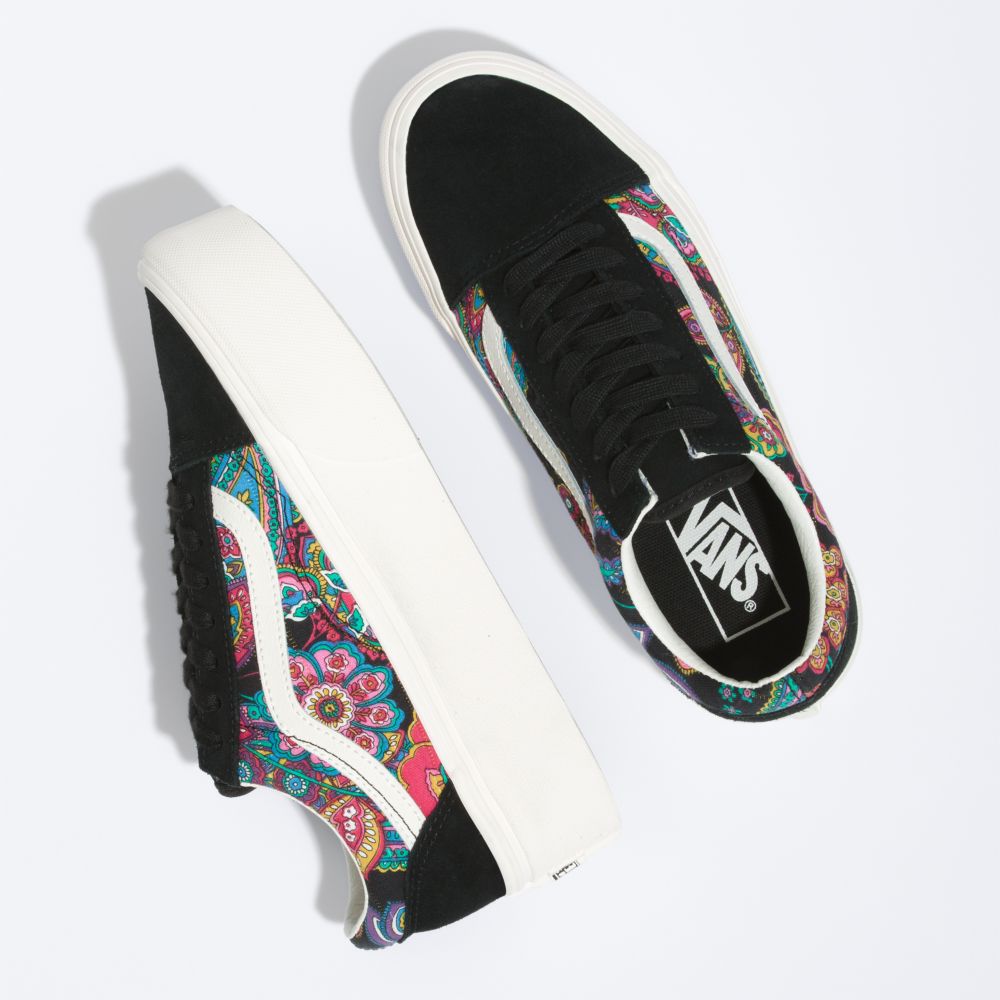 Vans Old Skool Stackform Classic Dam Svarta | 79802VUES