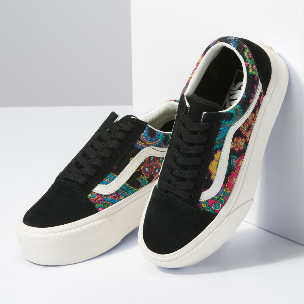 Vans Old Skool Stackform Classic Dam Svarta | 79802VUES