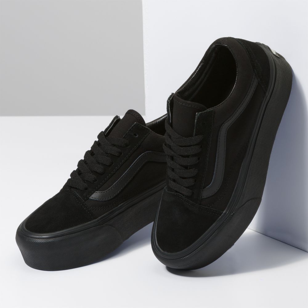 Vans Old Skool Stackform Classic Dam Svarta Svarta | 97825IHRQ