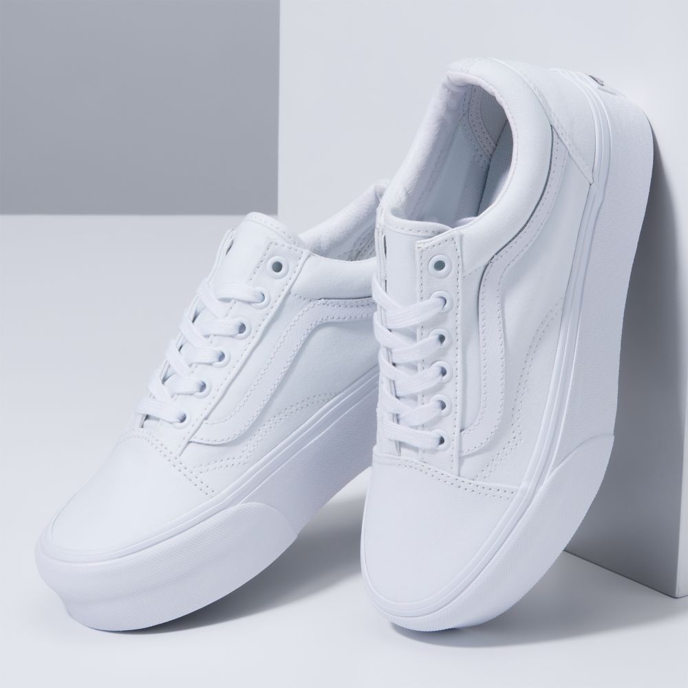 Vans Old Skool Stackform Classic Dam Vita | 10845ETLR