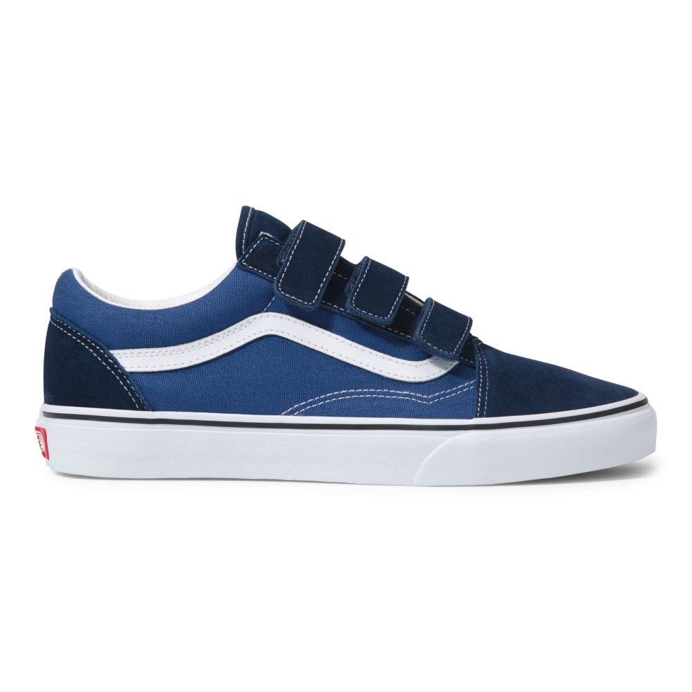 Vans Old Skool V Classic Dam Blå Marinblå | 86352MDAS