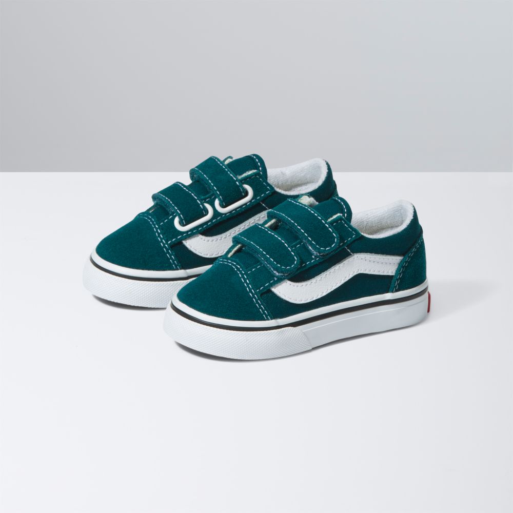 Vans Old Skool V Classic Dam Mörkturkos | 51230PUHX