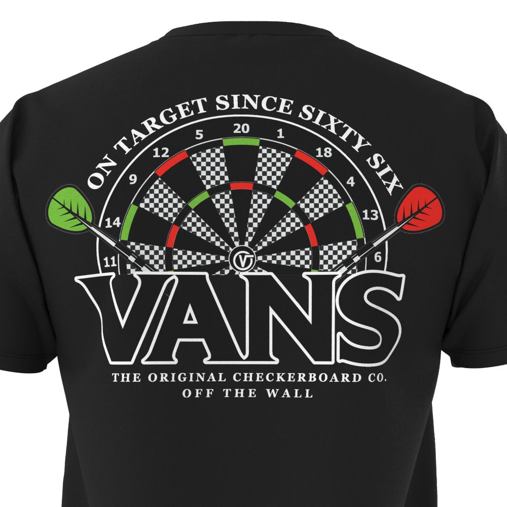 Vans On Target T-shirt Herr Svarta | 39265RYTC