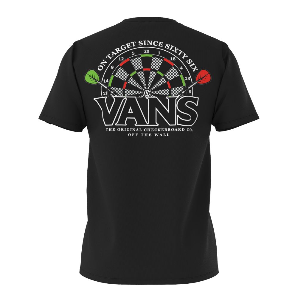 Vans On Target T-shirt Herr Svarta | 39265RYTC