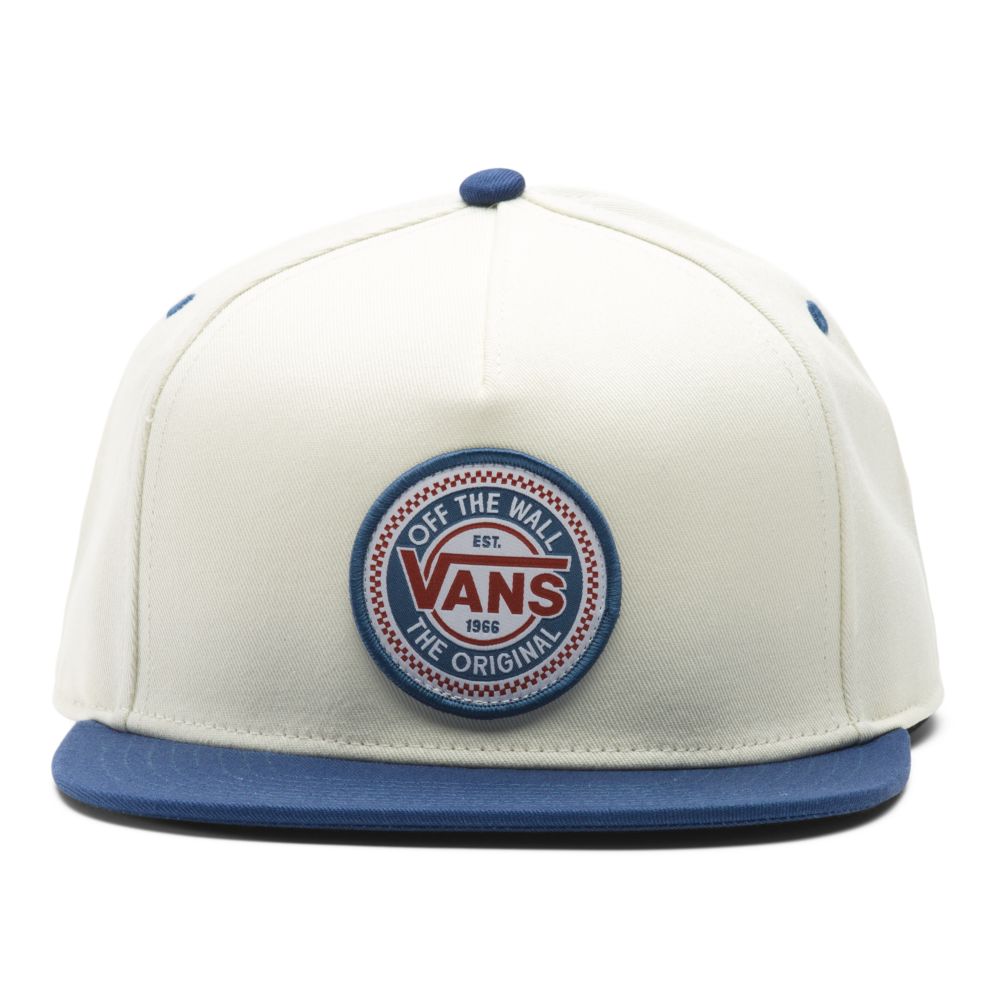 Vans Original Checkerboard Co Snapback Hatt Herr Vita | 95204MBCZ