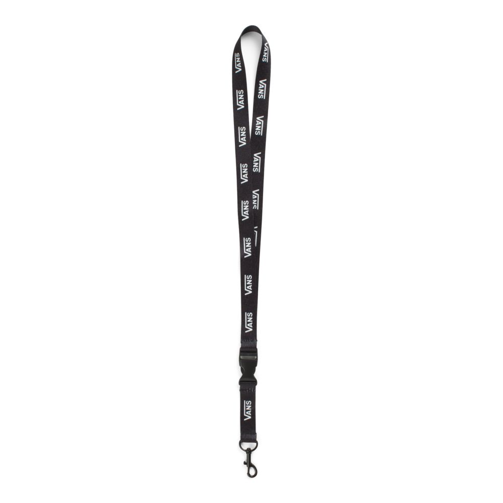 Vans Out Of Sight Lanyard Nyckelring Dam Svarta | 09362QREU