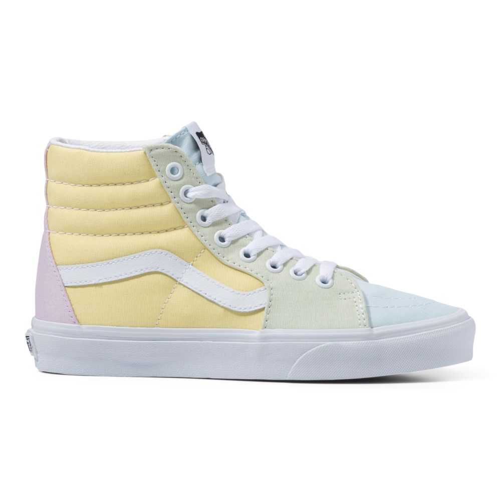 Vans Pastel Block Sk8-Hi Classic Dam Olika Färger Vita | 81762UWQG