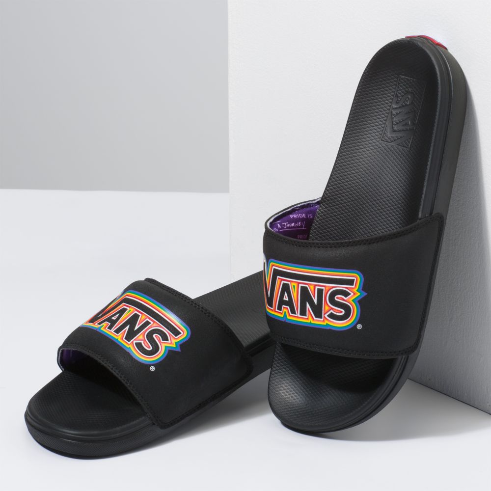 Vans Pride La Costa Sandaler Dam Svarta Svarta | 46951XMTZ