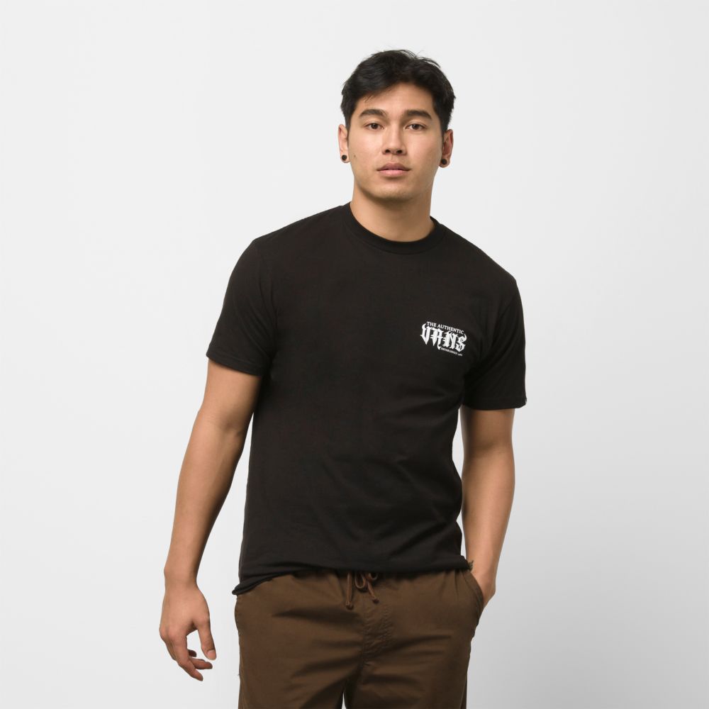 Vans Raging Out T-shirt Herr Svarta | 78964ALBT