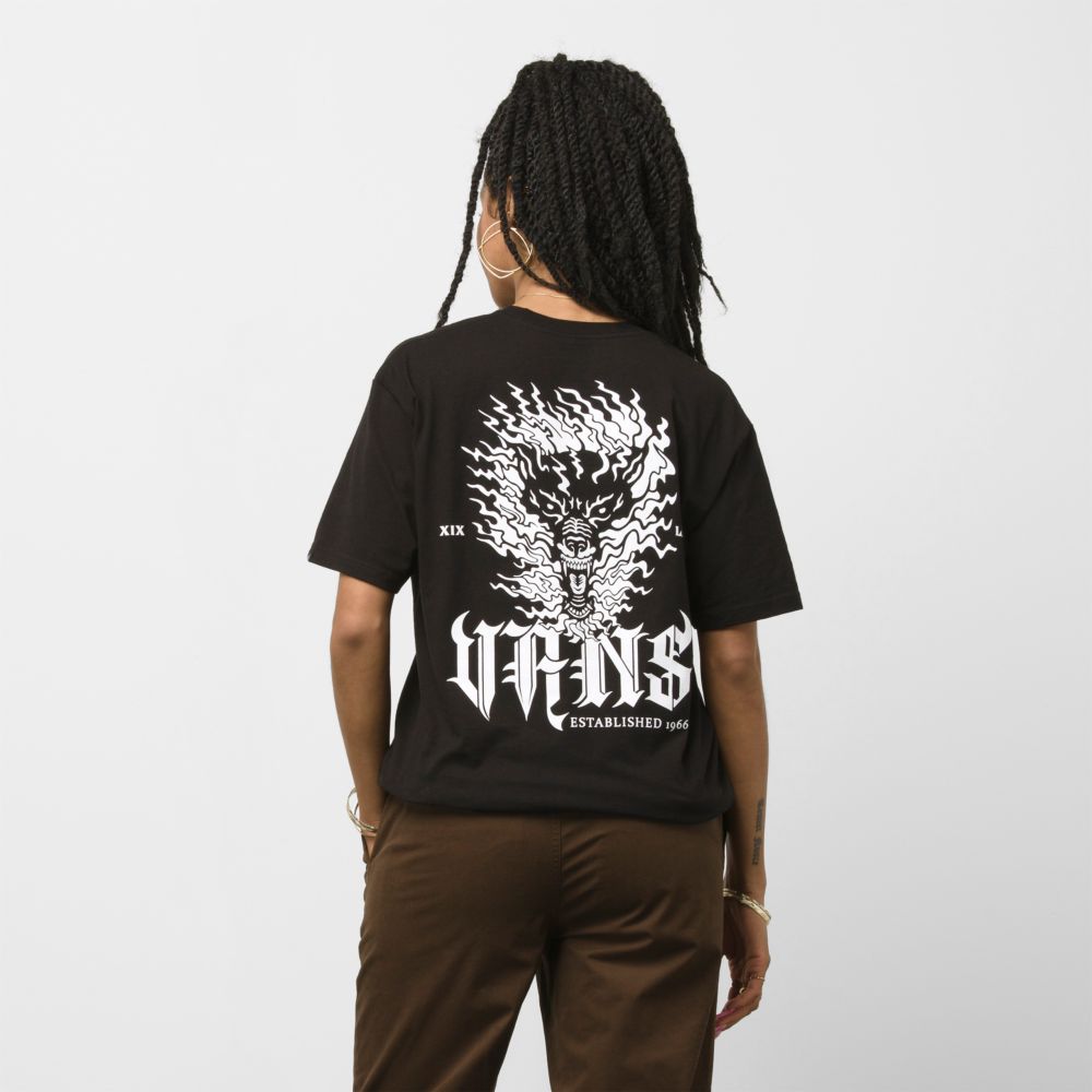 Vans Raging Out T-shirt Herr Svarta | 78964ALBT