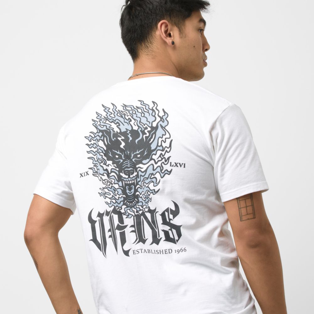 Vans Raging Out T-shirt Herr Vita | 76450XTQP