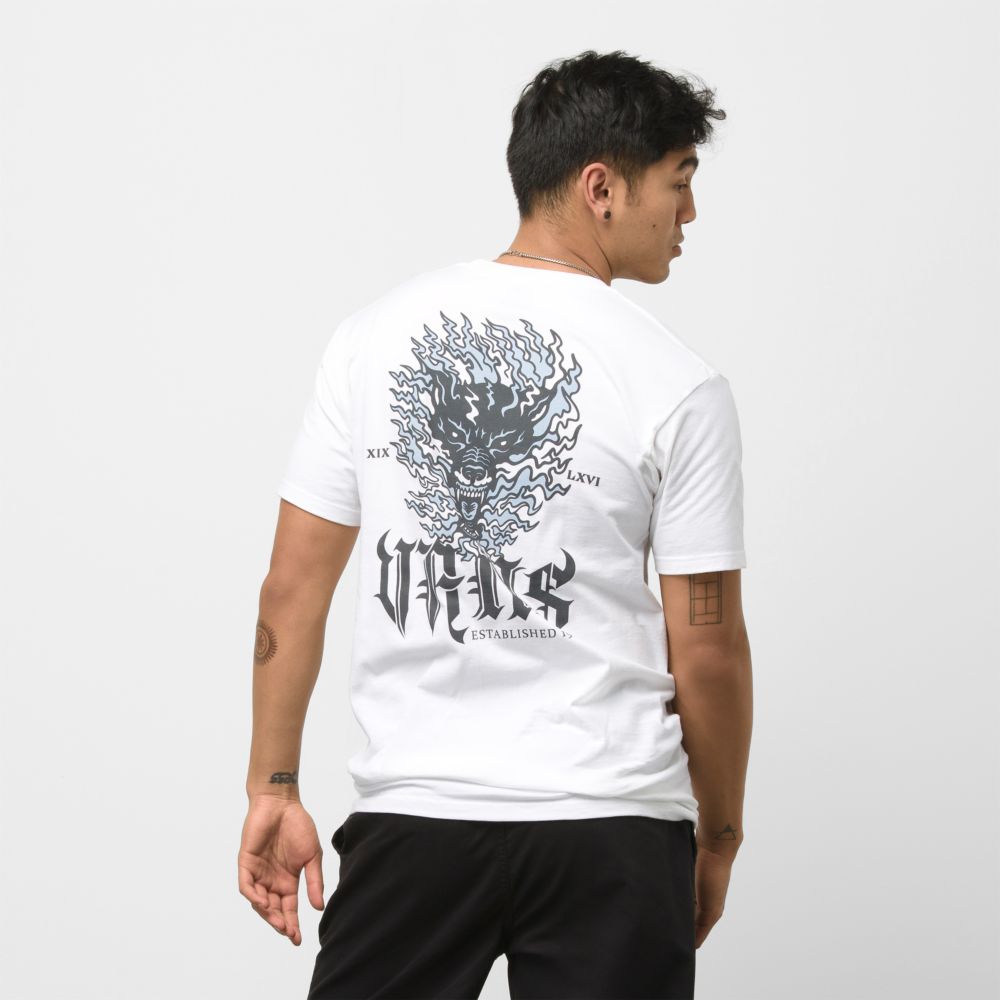 Vans Raging Out T-shirt Herr Vita | 76450XTQP