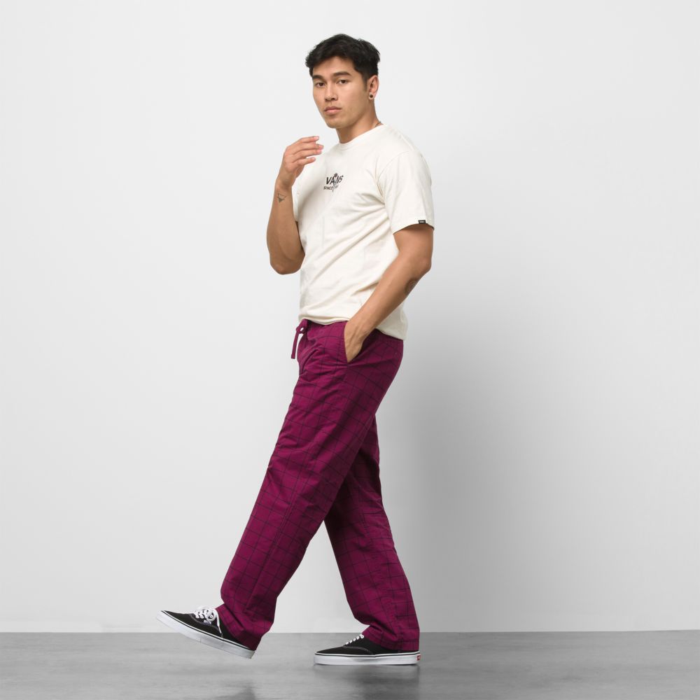 Vans Range Loose Tapered Sweatpants Herr Lila | 61893PLUY