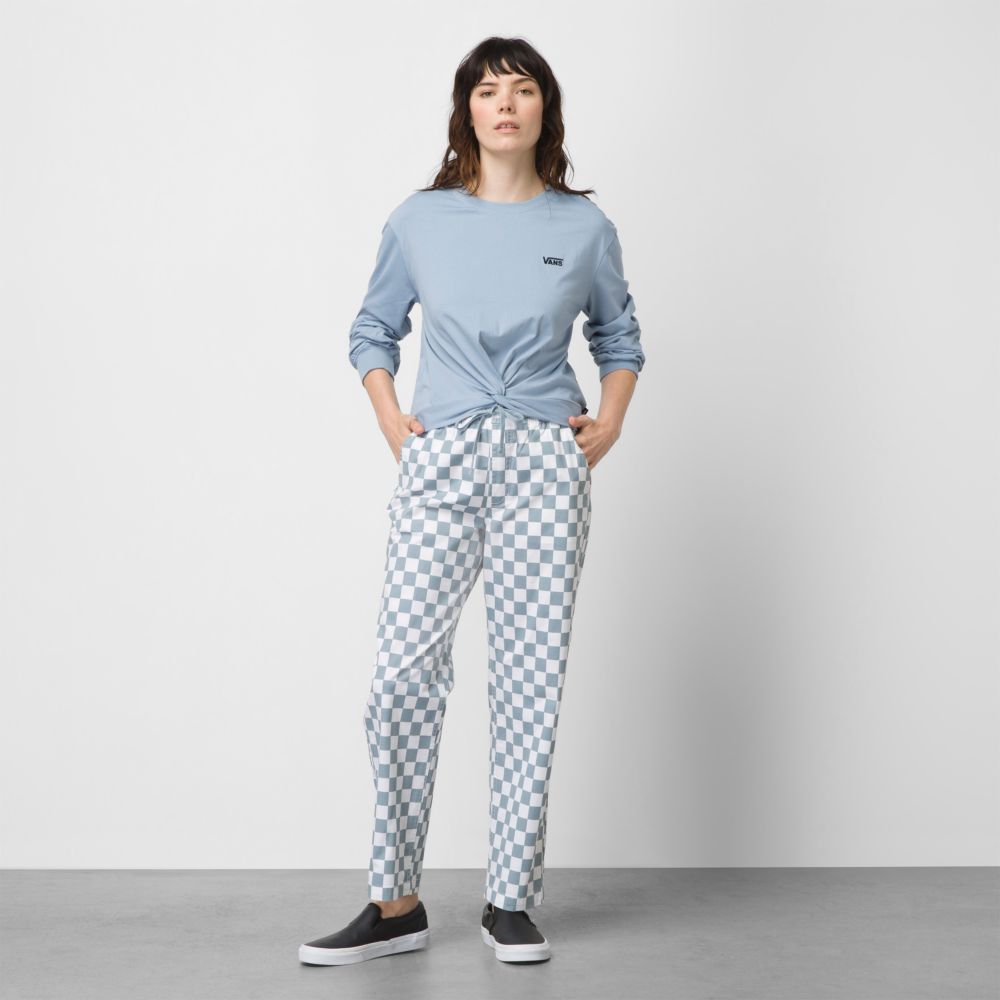 Vans Range Printed Relaxed Sweatpants Dam Blå | 35160GVEO