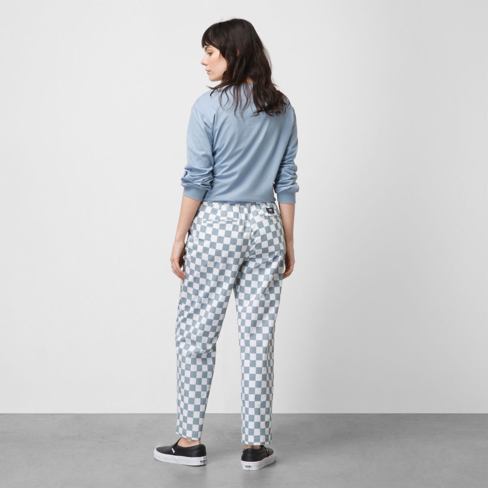 Vans Range Printed Relaxed Sweatpants Dam Blå | 35160GVEO