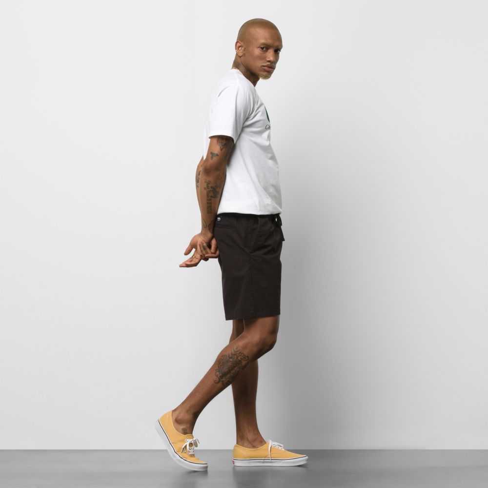 Vans Range Relaxed Elastic 18 Shorts Herr Svarta | 50894CBTE