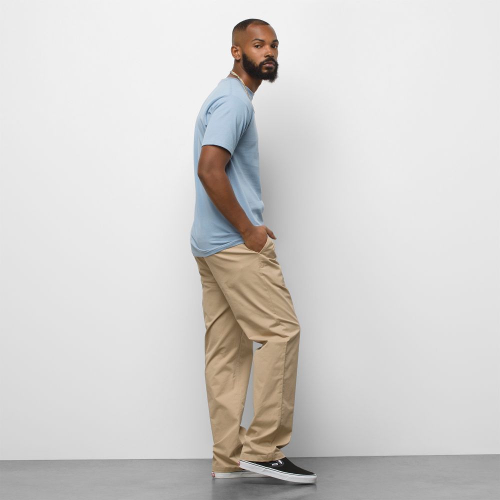 Vans Range Relaxed Elastic Sweatpants Herr Khaki | 74609ESQR